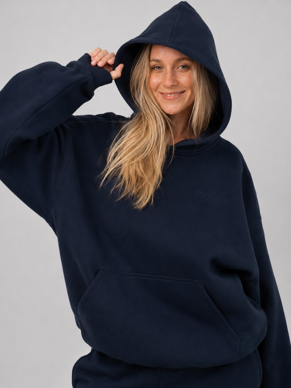 Navy hood